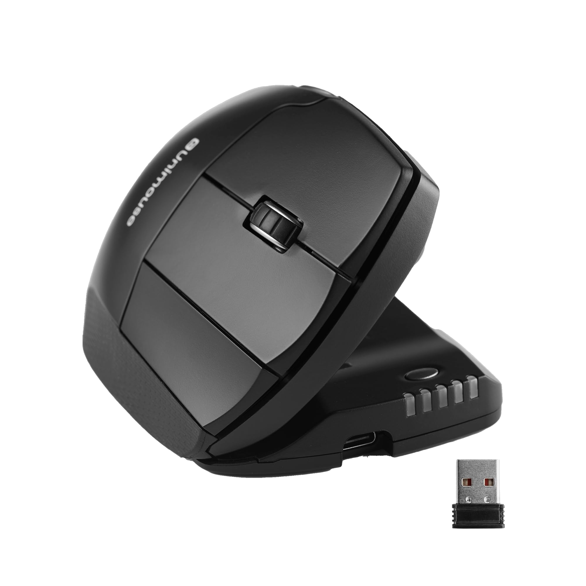 Contour Unimouse Mouse ergonomico | Inclinazione regolabile da 35° a 70°, 6 puls