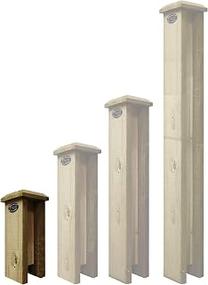 Premier Garden Supplies Concrete Post Extenders (2-WAY STRAIGHT) | W.100mm x D.100mm x Height 1ft (30cm) Designed for Flat or Bobble Top Posts Can be self adjusted for Pyramid Top