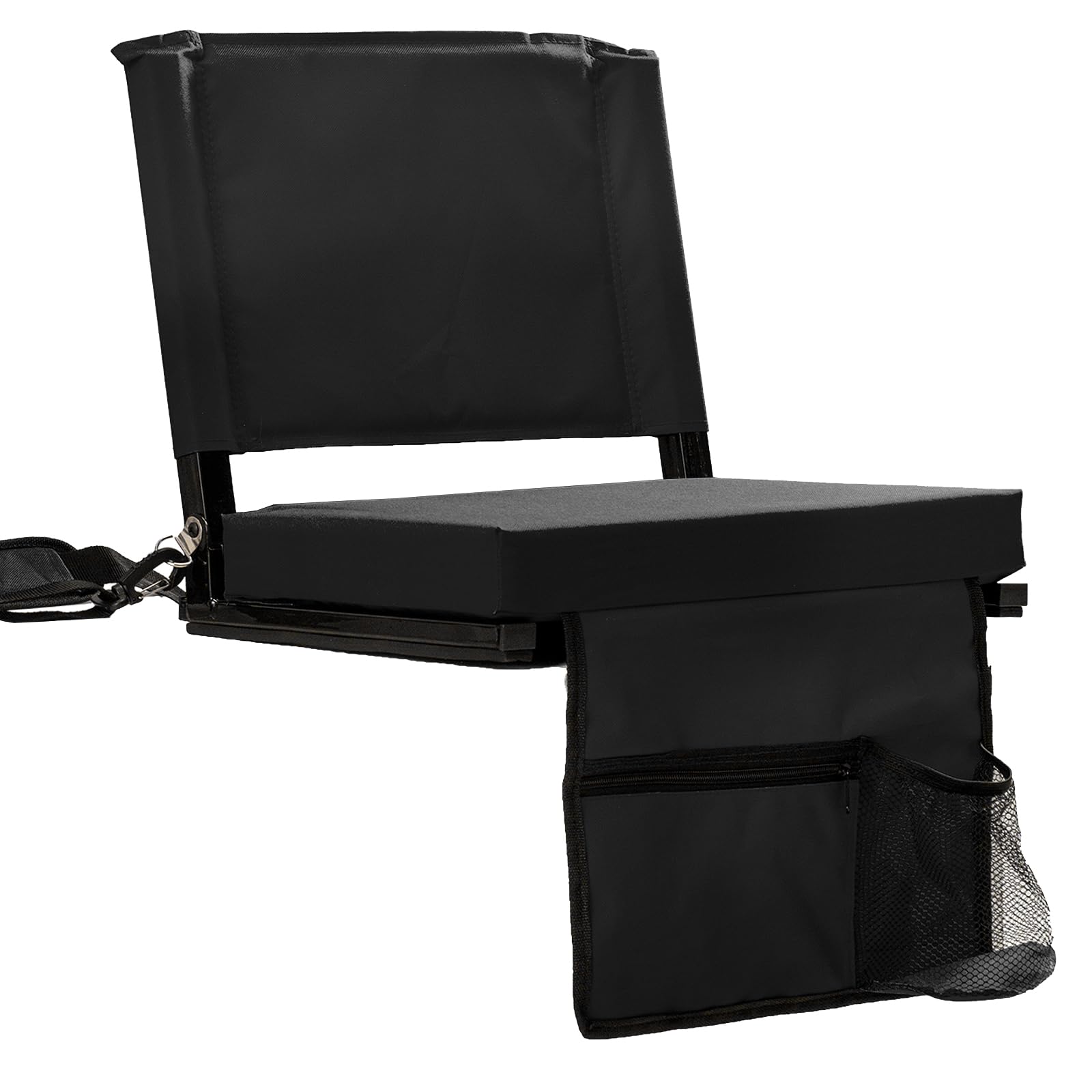FZGhome Stadium Seat with Back Support, Bleacher Chair with Back & Cushion | for