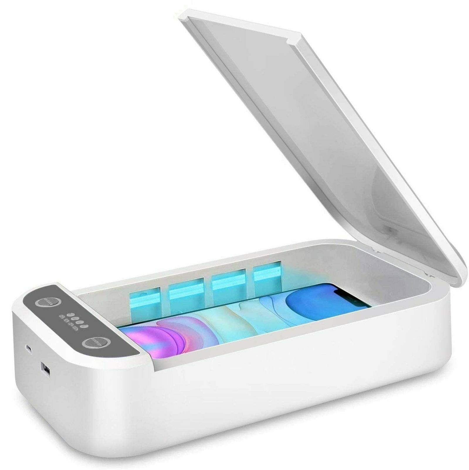 Watolt UV Light Sanitizer - Cell Phone Sanitizer Cleaner Box | Fits Phones up to