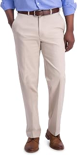 Haggar Men’s Classic Fit Iron Free Premium Khaki Casual Pant