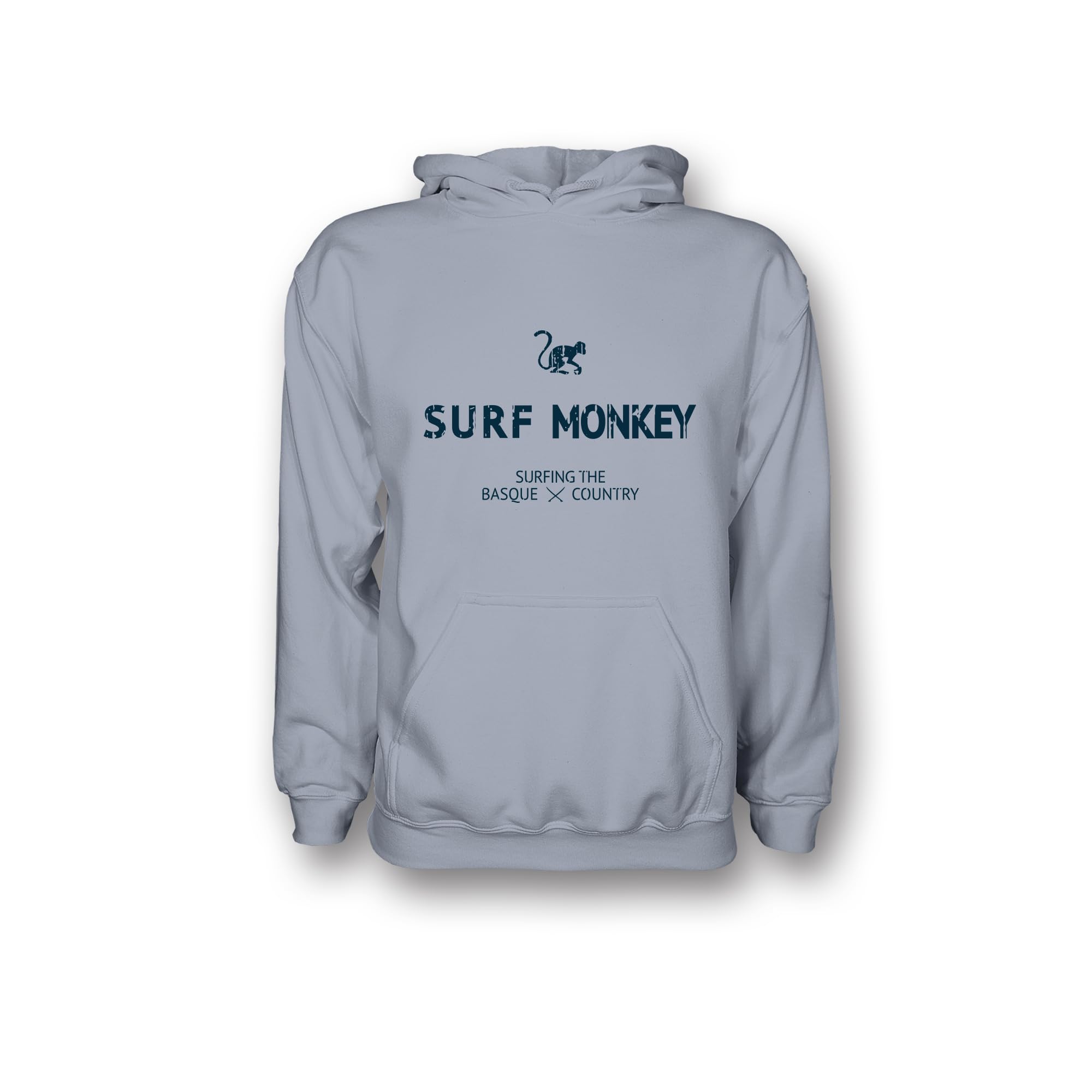 Hooded Sweatshirt for Men/Women - Organic Cotton Gots Surf Monkey®