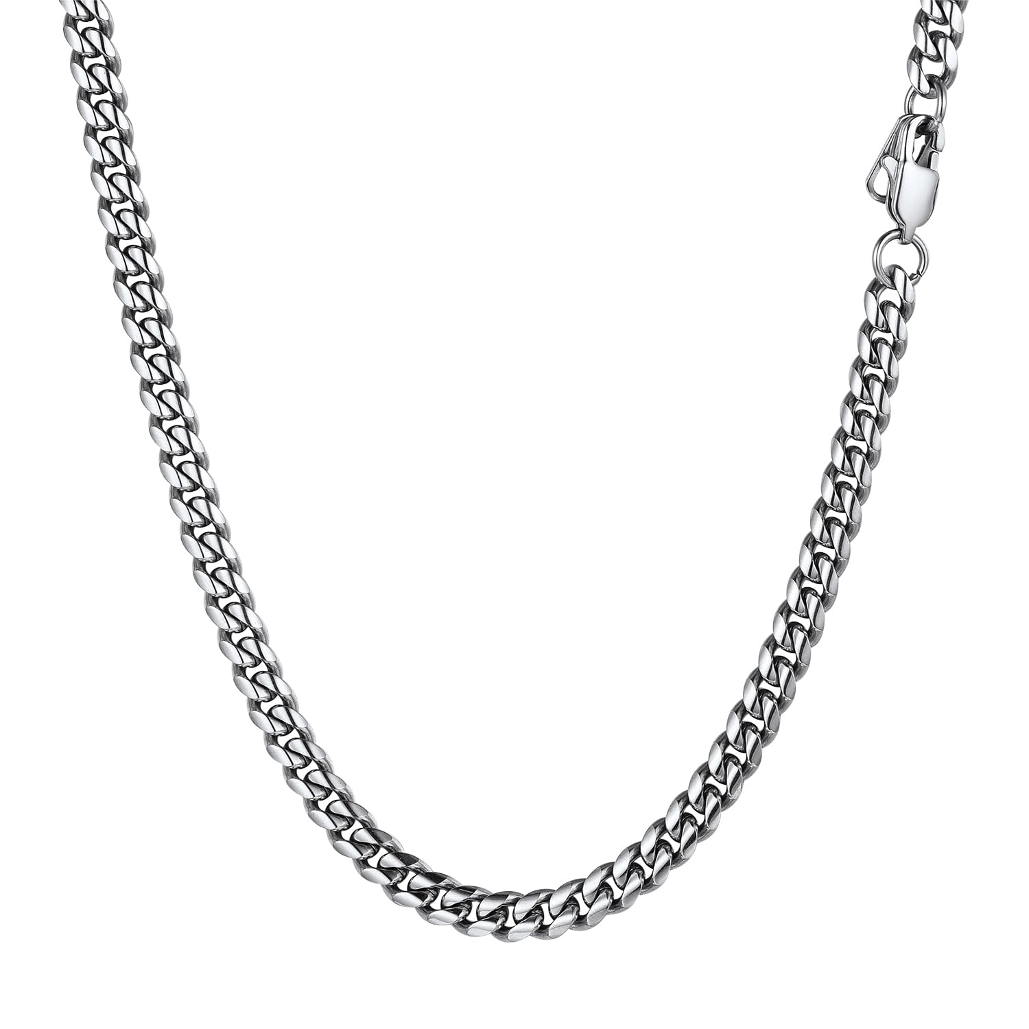 PROSTEEL Miami Cuban Chain Stainless Steel Necklace for Men