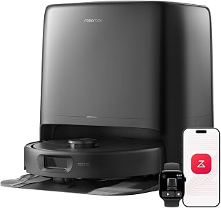 roborock 2026 New Qrevo 2 Pro Robot Vacuum and Mop, 20,000Pa Suction | FlexiArm Edge Mopping, Zero-Tangle, High-Temperature Mop Self-Cleaning, Smart Obstacle Avoidance for Pet Hair & Carpet, Black