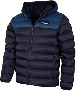 Calvin Klein Mens 2026 San Gabriel Padded Woven Jacquard Jacket