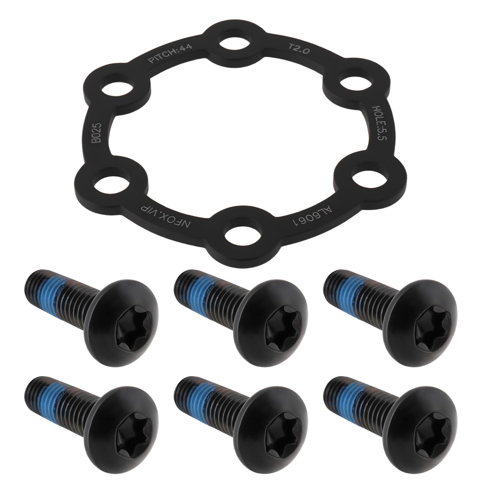 eMagTech Hub Brake Disc Spacer with Screws Aluminum Alloy Suitable for Most Moun