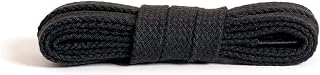 Kaps Flat Laces 100% Durable High Quality Cotton Shoelaces, Made in Europe, 1 Pair, Many Colours and Lengths