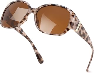 FEISEDY Polarised Square Sunglasses for Women UV400 Protection B0394