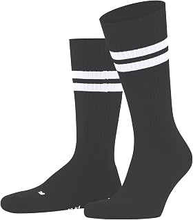 FALKE Unisex Adult Dynamic Socks Breathable Cotton Lightweight Padding Pattern Striped Pattern Retro Thick Ribbed Ideal with Sneakers and Sporty Look 1 Pair