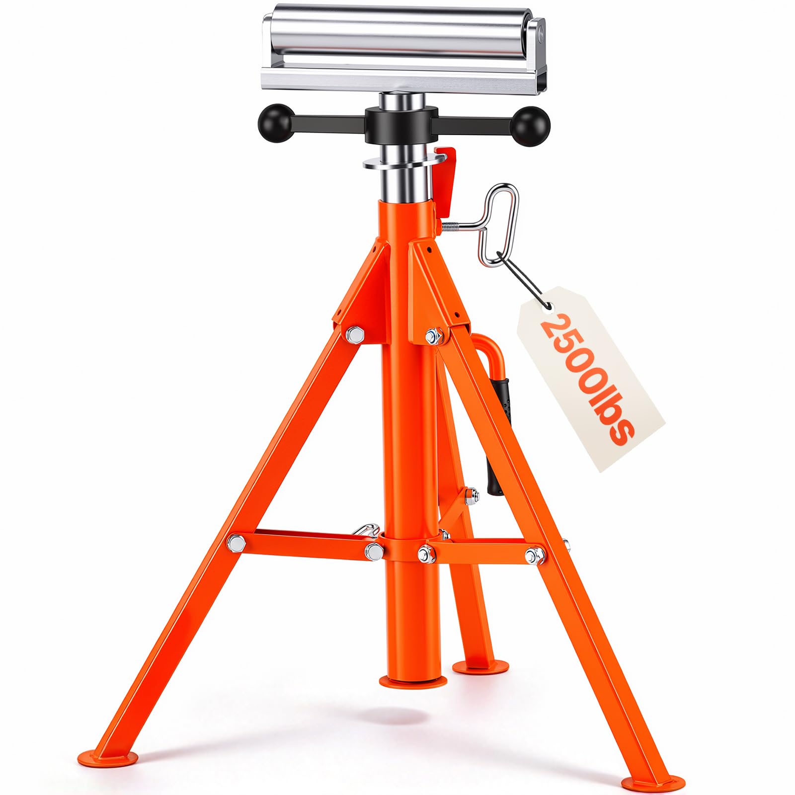 VEVOR Heavy Duty Roller Stand for Woodworking Metalworking Outfeed | 2500 lbs Lo