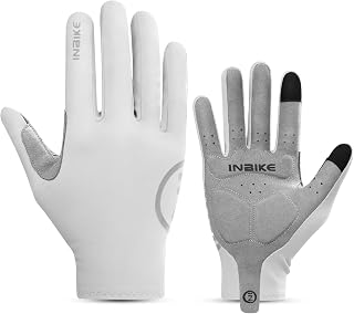 INBIKE Touch Screen Bike Gloves Full Finger Gel Padded MTB Gloves for Men