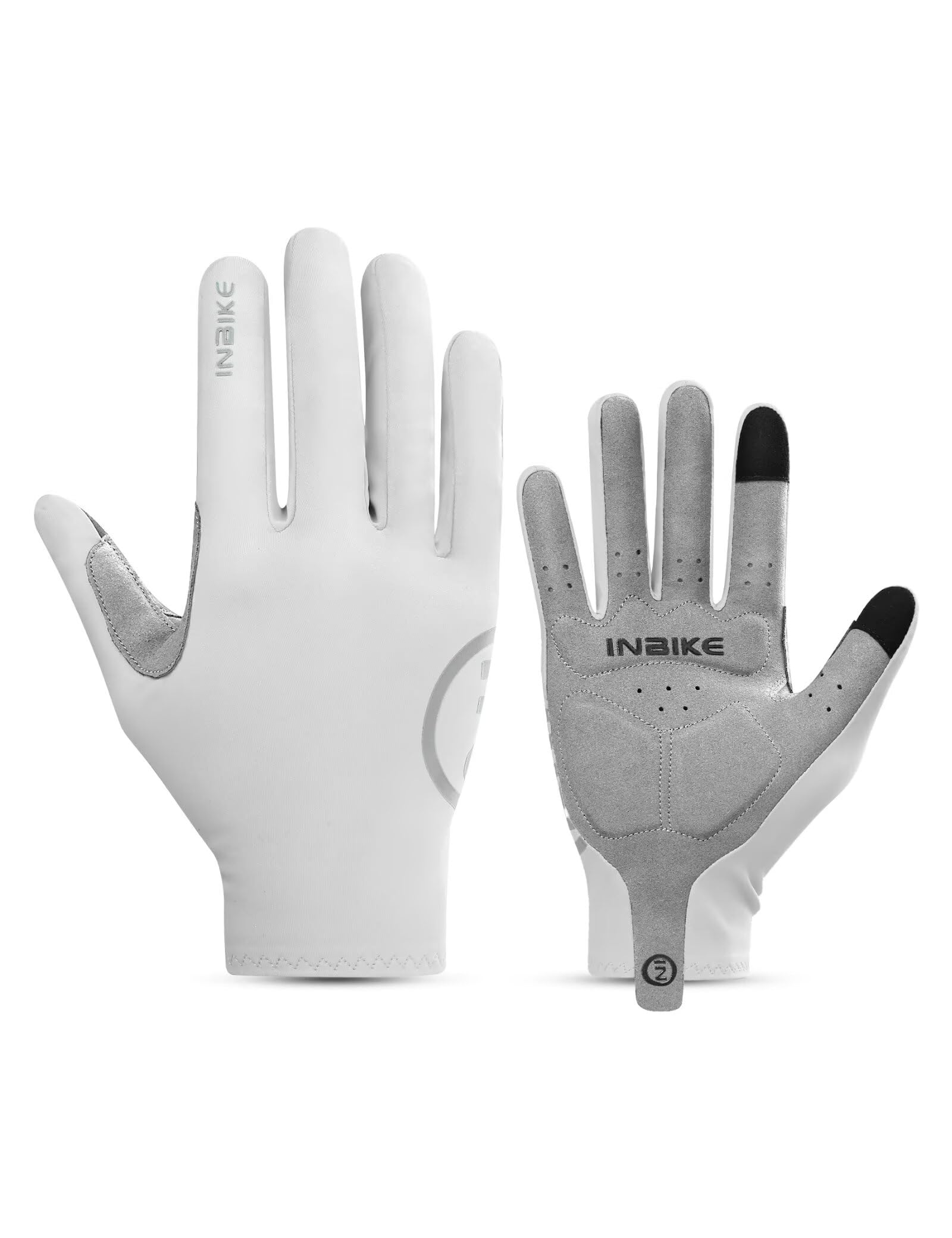 INBIKE Touch Screen Bike Gloves Full Finger Gel Padded MTB Gloves for Men