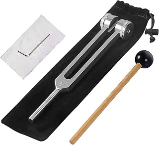 MZY LLC Tuning Fork 128 Hz Healing Instrument, Tuning Forks for Healing Set | 128 Hz Tuning Fork Medical Grade, Tuning Fork Aluminium Alloy Medical Tuning Fork Set for Sound Therapy Healing