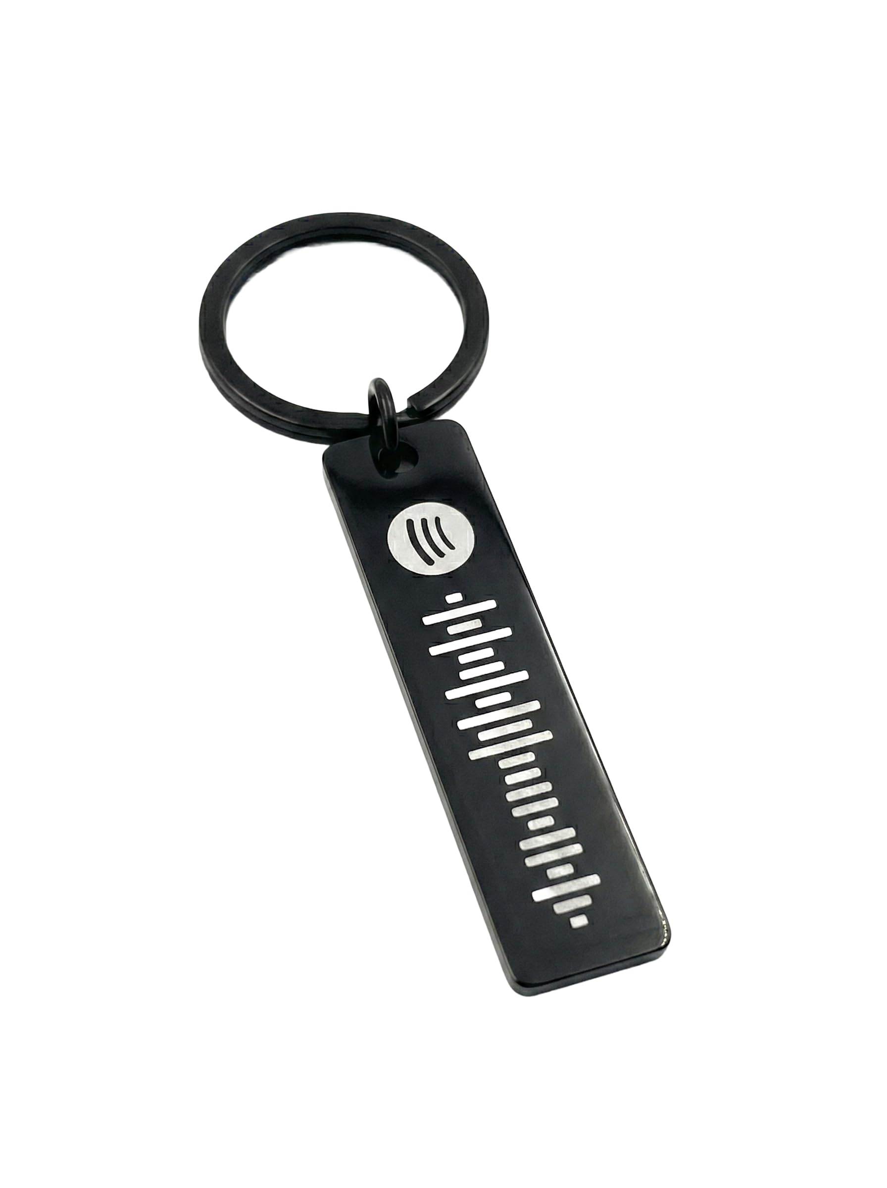 Personalized Spotify Code Keychain – SS Scannable Music Keyring – Custom Song En