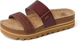 Reef Cushion Bounce Vista Women's Slide Sandal, Chocolate, 7 UK