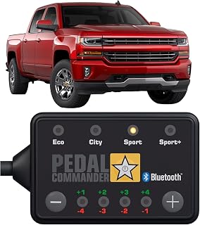 PEDAL COMMANDER for Chevrolet Silverado 1500 2007-2018 Throttle Controller | Fits 2nd &amp; 3rd Gen WT, LS, LT, LTZ, High Country 4.3L/4.8L/5.3L/6.0L/6.2L Silverado Accessories