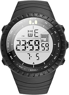 KXAITO Men's Watches Sports Outdoor Waterproof Military Digital Watch Date Multi Function Tactics LED Face Alarm Stopwatch for Men 6256