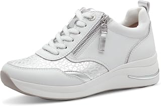 Tamaris Comfort Damen Sneaker Flach mit Schnürsenkeln mit Reißverschluss Women's Trainers