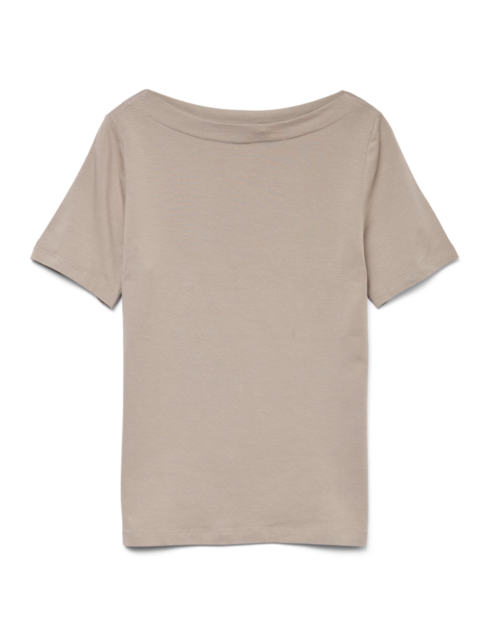 VERO MODA Women's Basic Short Sleeve Boat Neck Top
