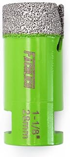 Diamond Core Drill Bits,1-1/8" 28mm Tile Drill Bits Vacuum Brazed Diamond Hole Saw for Porcelain Tile,Granite,Marble,Concrete,Masonry,Brick