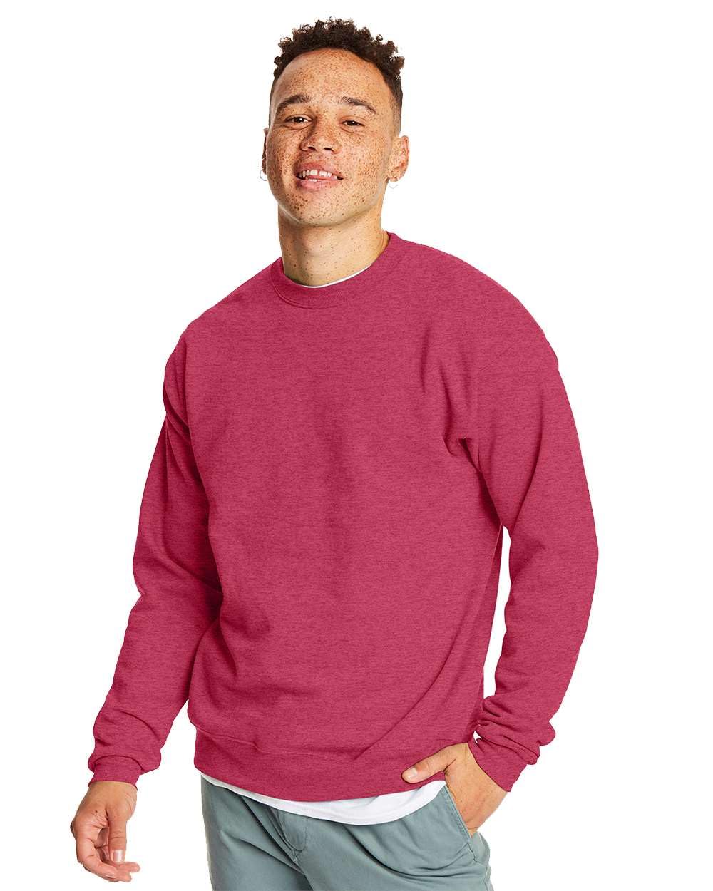 Hanes Men's Men's EcoSmart Sweatshirt Sweatshirt (Pack of 1)