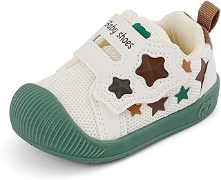 LACOFIA Children's First Steps Shoes, Gymnastics Shoes, Children's Sneakers with Non-Slip Rubber Sole