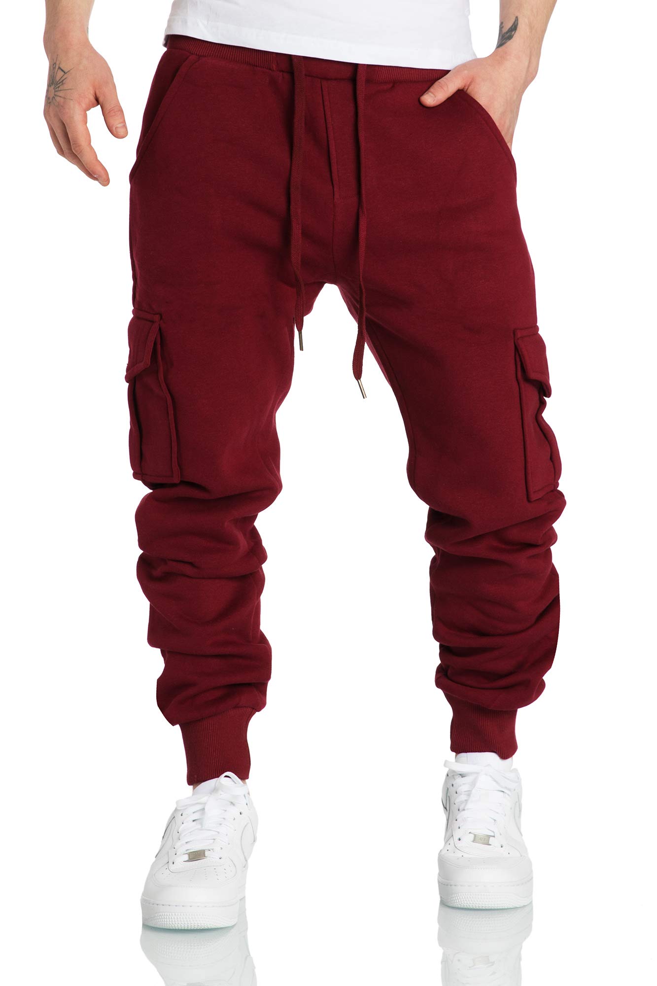 REPUBLIX Men's Cargo Sweatpants Sports Trousers Jogging Bottoms Jogger Tracksuit