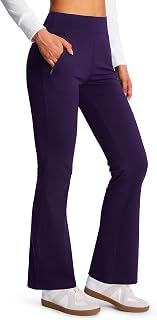 Libin Women's Bootcut Thermal Leggings Fleece Yoga Pants
