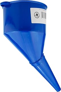 Fuel Funnel with Filter – Tough Plastic Angled Spout Funnel for Petrol, Diesel, AdBlue, Water & Screen Wash