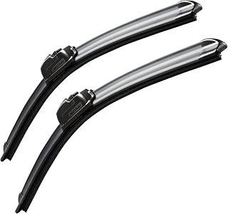 MOTIUM Windshield Wiper Blades 22"+22", All-Season, Set of 2 | OEM Quality, Easy Installation, Streak Free