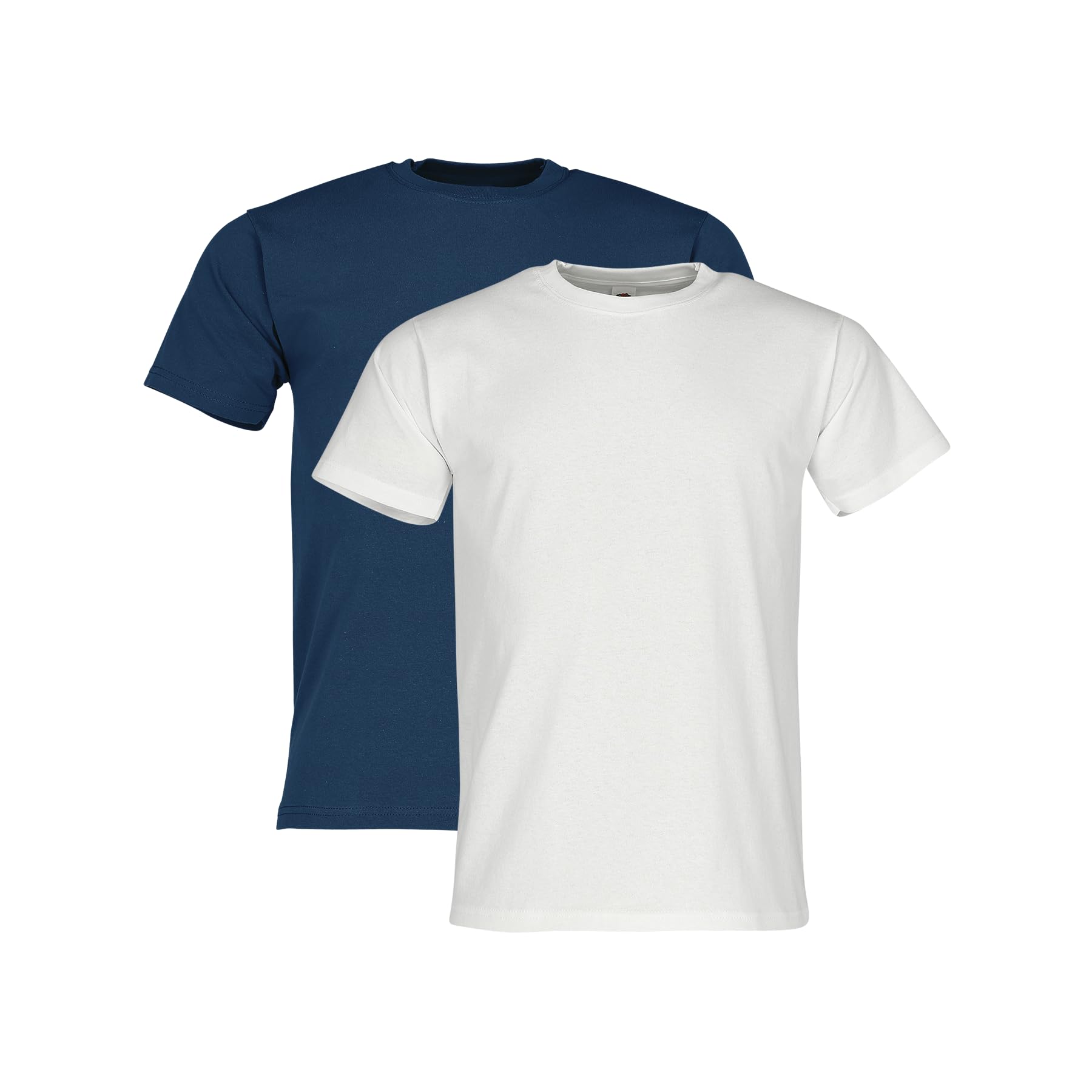 Fruit of the Loom Pack of 2 Heavy Cotton Men's T-Shirt + Free Web-Textilien24 Fa