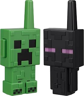 eKids Minecraft Walkie Talkies for Kids, Indoor and Outdoor Toys | Static Free and Extended Range