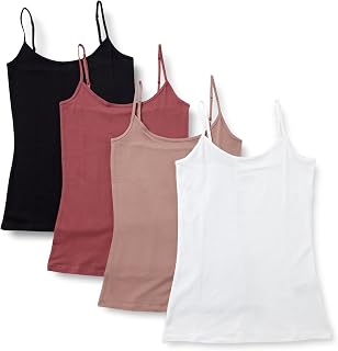 Amazon Essentials Women's 4-Pack Slim-Fit Camisole