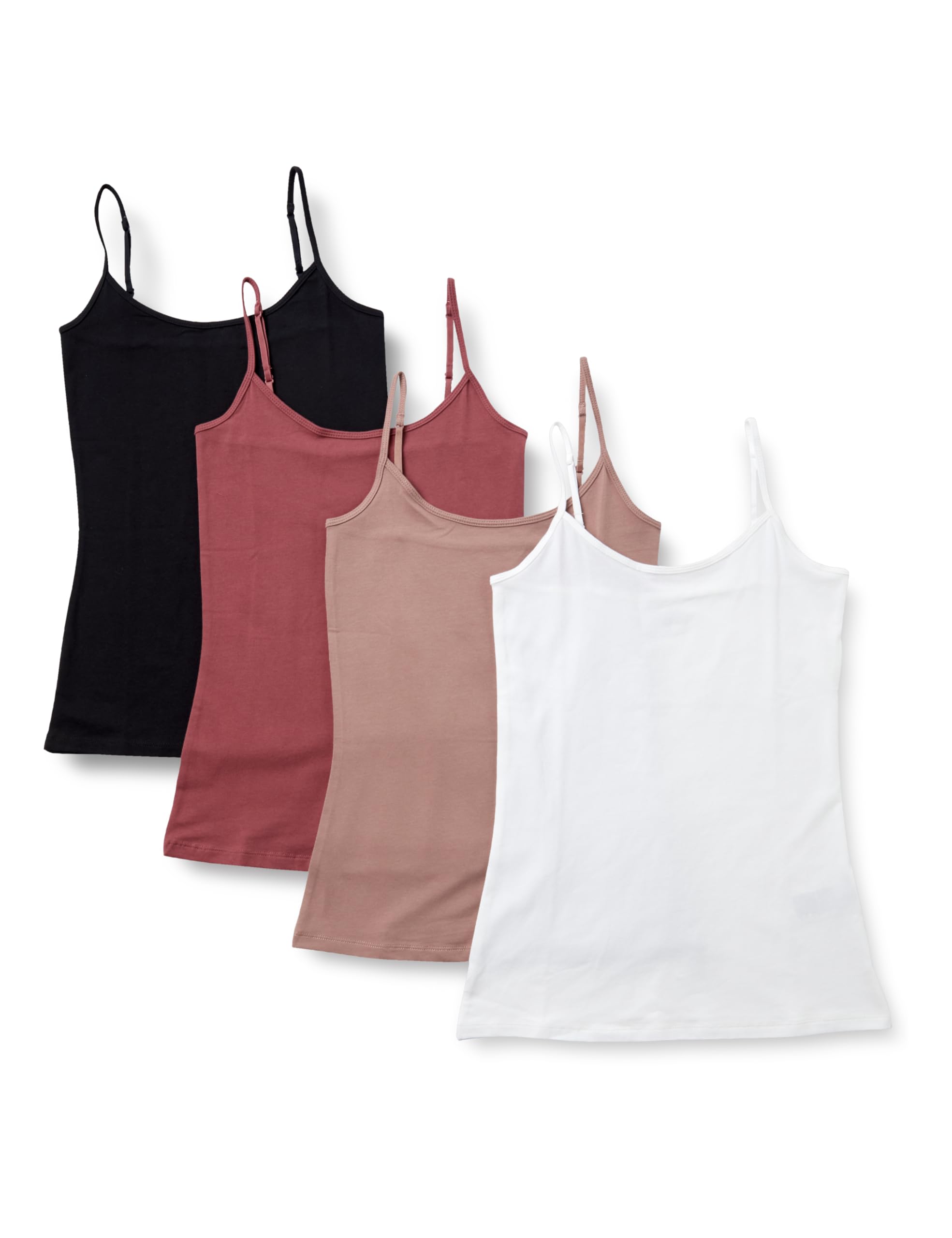 Amazon Essentials Women's 4-Pack Slim-Fit Camisole