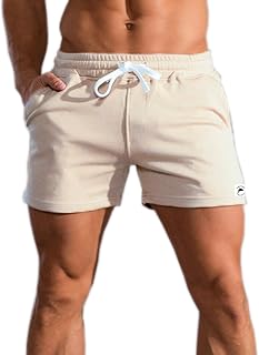 Men's 5" Athletic Shorts, 5" Inseam, Cotton Sports Shorts with Pockets