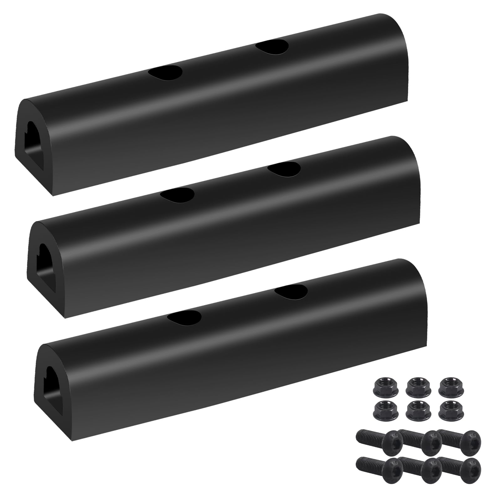 10-inch Universal Rubber Bumper Strip 2090615-3 Car Bumper Guard with Screw | Ru