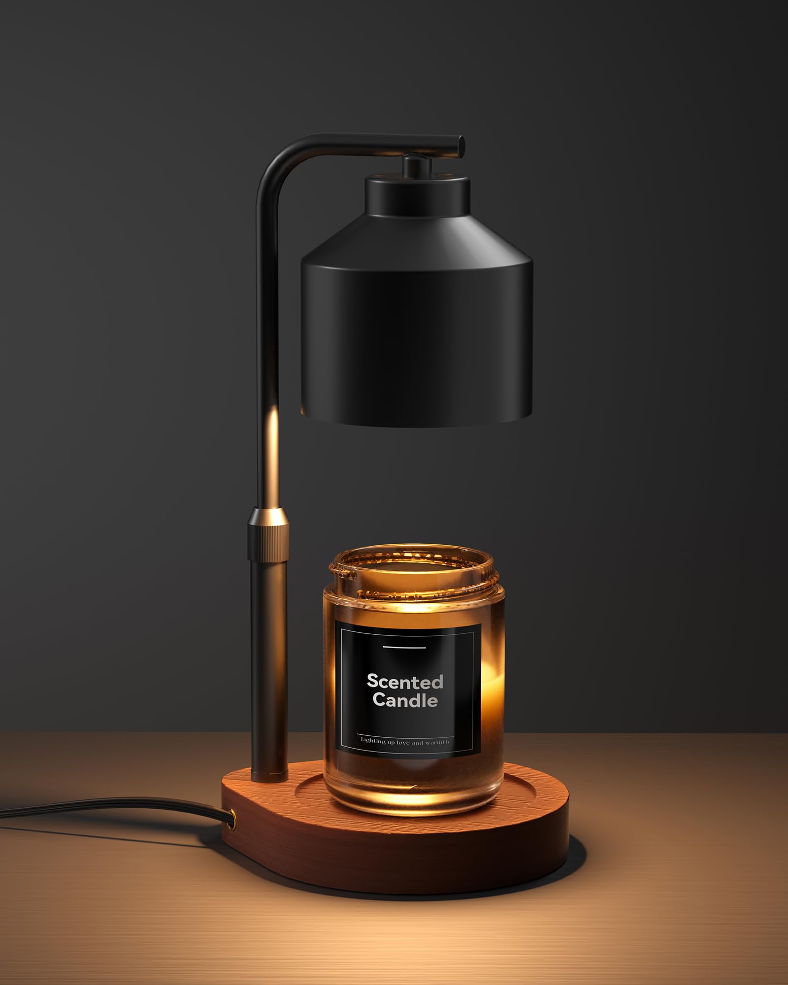 Candle Warmer Lamp with Timer & Dimmer Compatible with Yankee Candles, Adjustabl