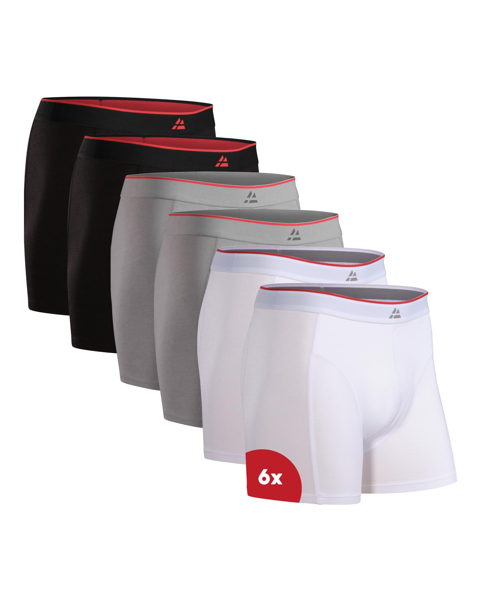 DANISH ENDURANCE Bamboo Boxers for Men, Soft & Breathable Underwear, Soft Antiba