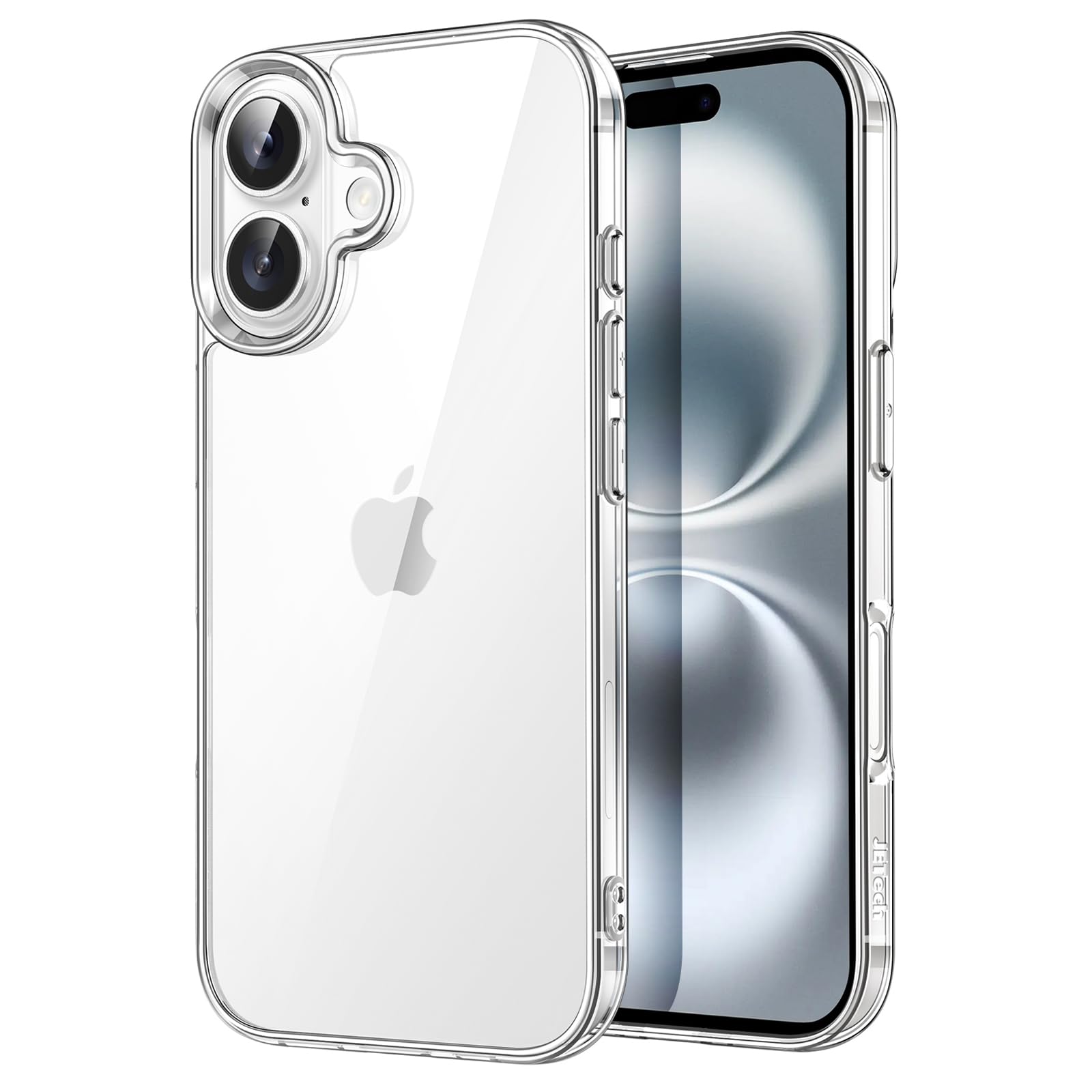 JETech Case for iPhone 16, Anti-Yellowing, Clear | Shockproof Protection, Scratc