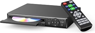 Desobry DVD Player for TV, HDMI 1080P, Region Free | USB Media Playback & Multi-Format Support Insert a USB flash drive and play MP3, WAV, AVI, JPEG, MPEG