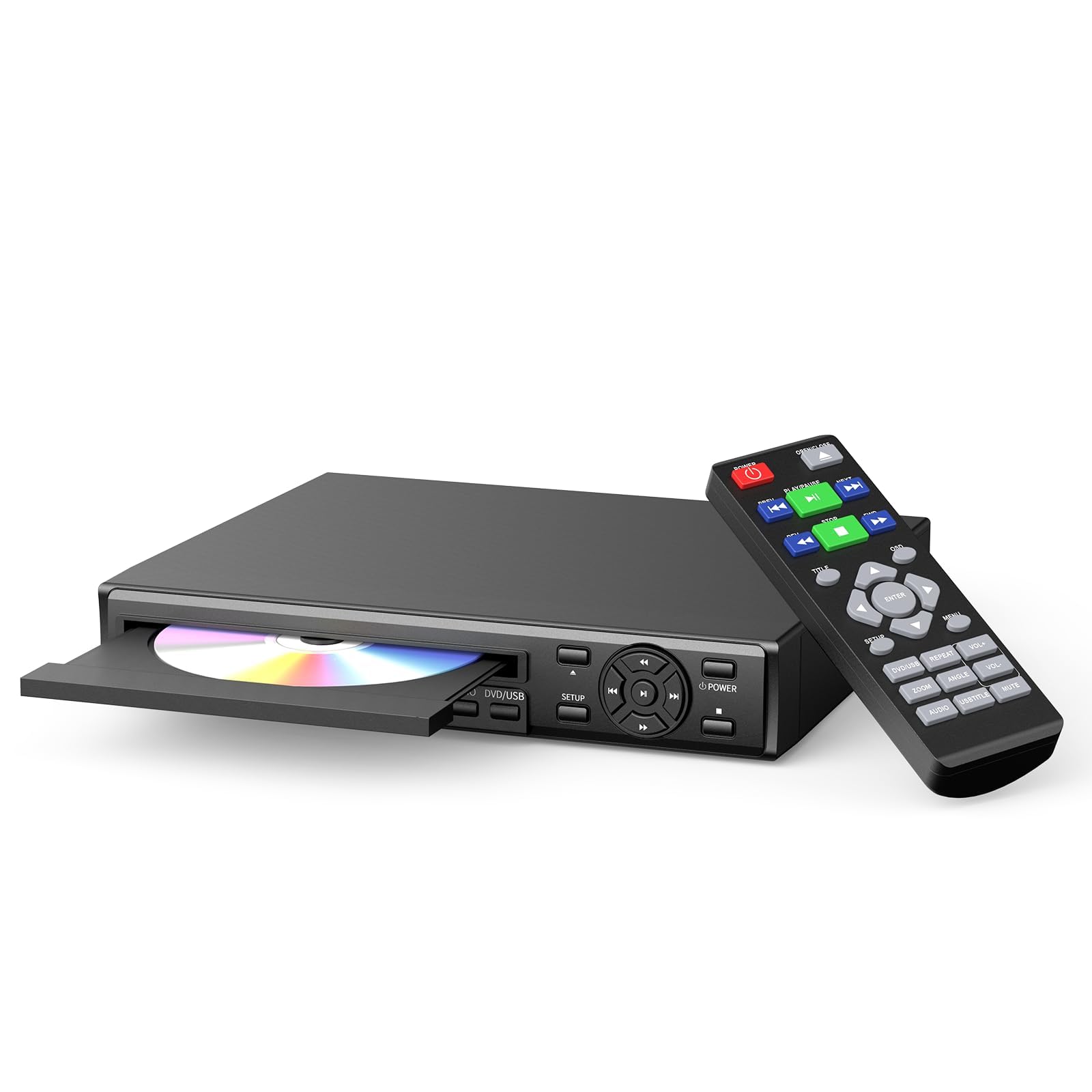 Desobry DVD Player for TV, HDMI 1080P, Region Free | USB Media Playback & Multi-