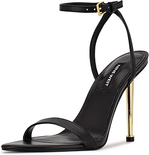 Nine West Reina Women's Black Heeled Sandals