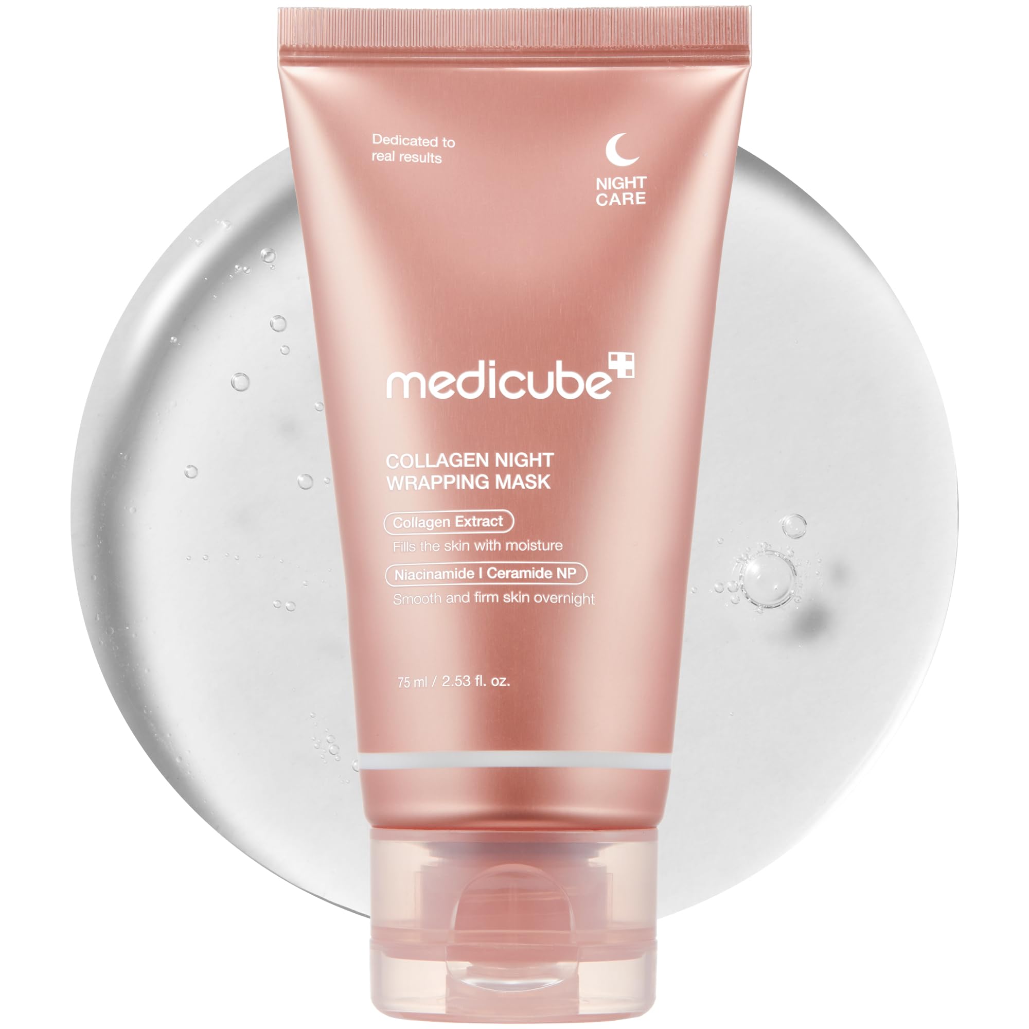 medicube Wrapping Mask Collagen - Overnight Peel Off Facial Mask | Elasticity & 