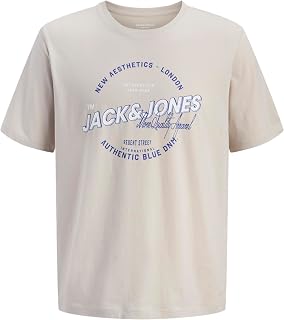 JACK & JONES Jjelogo Tee SS O-Neck 2 Col Ss26 Sn Jjelogo Tee SS O-Neck 2 Col Ss26 Sn Men (Pack of 1)