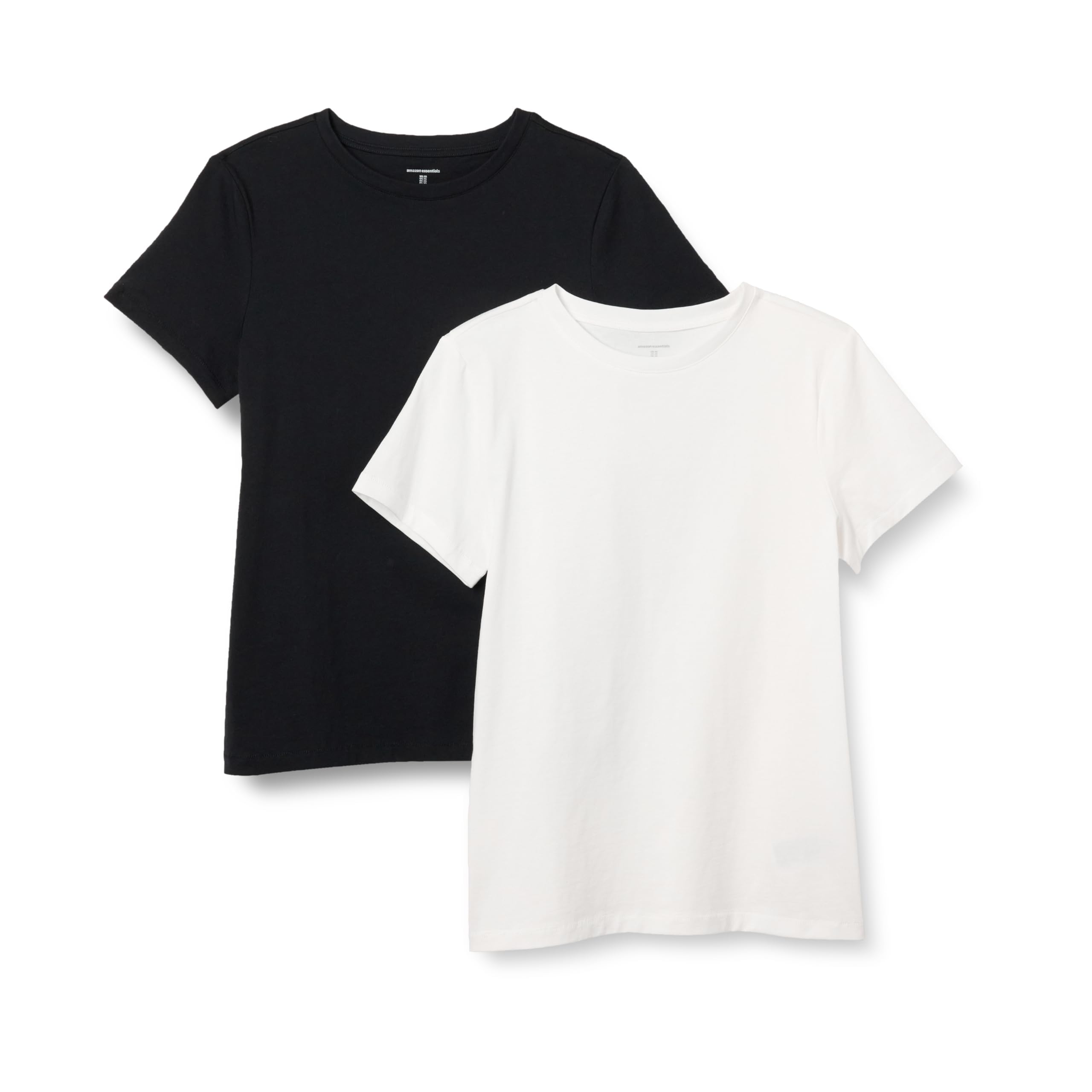 Amazon Essentials Damen Kurzarm-T-Shirt mit Rundhalsausschnitt, Regular Fit aus 