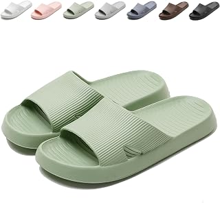 Anmerl Shower Shoes for Men and Women, Quick-Drying Lightweight EVA Non-Slip Sliders, Soft Cloud Slippers for Bathroom, Gym, Pool, Beach and Indoor/Outdoor Use