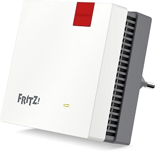 FRITZ!Repeater 1200 AX | WLAN Mesh Extension | Wi-Fi 6 up to 3 Gbps | Dual band WLAN (2.4/5 GHz), ideal for streaming and video calls, compact, high range, easy setup, made in Europe