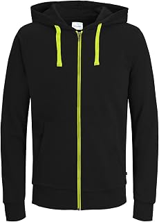 JACK & JONES Zip Hoodie Plain Zip Hoodie