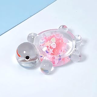 Random Color Sea Turtle Luminous Hanging Ornaments Party Garden Decoration Micro Landscape Crafts 4.5*3*1.5cm (1pc)