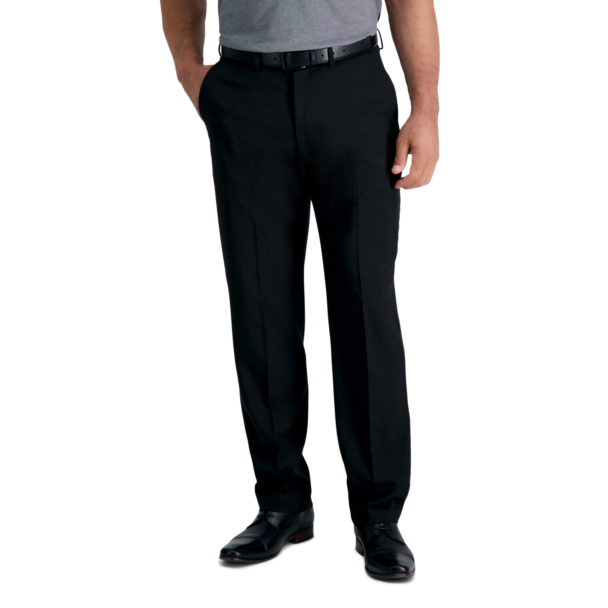 Haggar Men's Smart Wash Premium Stretch Classic Fit Solid Suit Separates - Pants